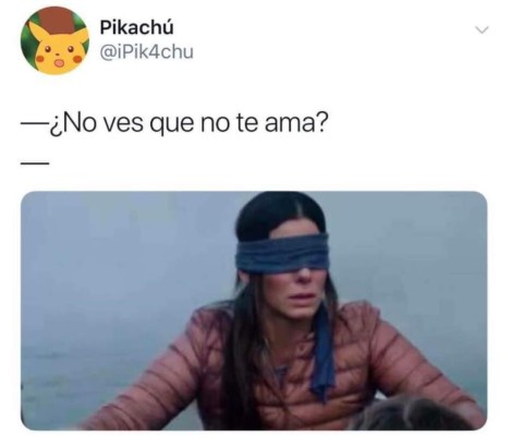 Destrozan a Sandra Bullock con divertidos memes de la película Bird Box: A ciegas