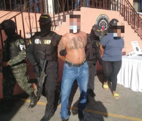 Así fue la captura de 'El Terror' y 'La Gorda', peligrosos miembros de la pandilla 18