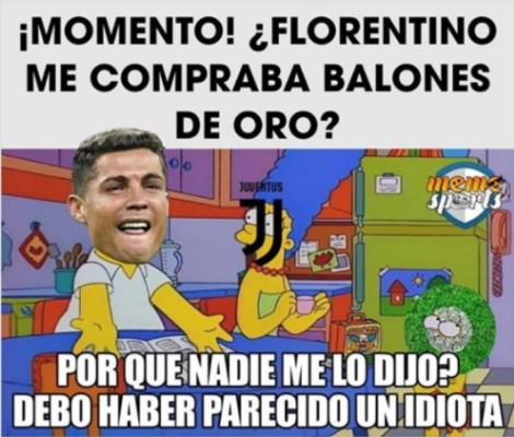 Messi gana su sexto Balón de Oro y Cristiano protagoniza los crueles memes