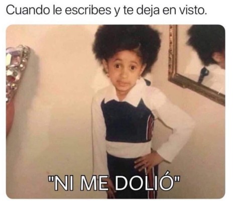 Los divertidos memes 'Dice mi mamá', con la foto de la rapera Cardi B en su infancia, que viralizan las redes