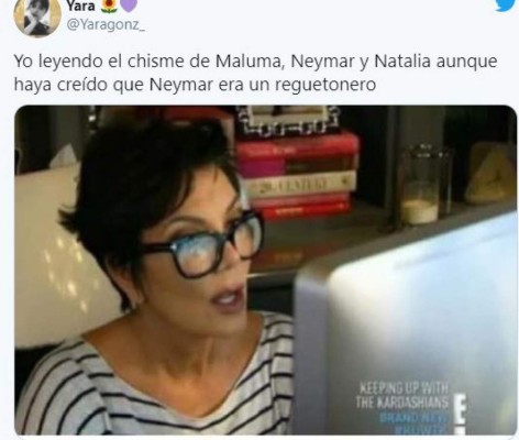 Los memes que dejó el trío amoroso entre Maluma, Nathalia Barulich y Neymar