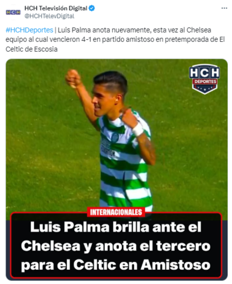 Luis Palma anota golazo a Chelsea y esto dice la prensa: “Se está divirtiendo”