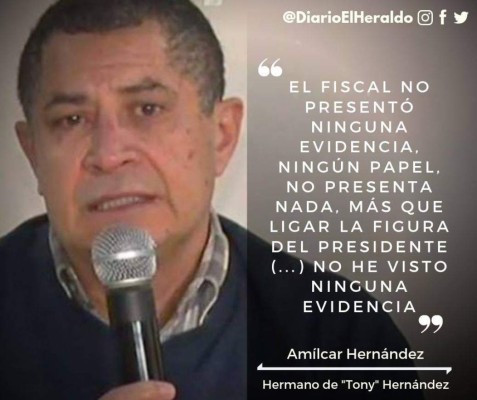 Las frases tras el inicio del juicio contra Tony Hernández