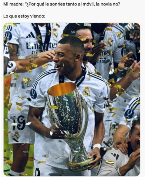 Debut de Mbappé con Real Madrid dejó divertidos memes