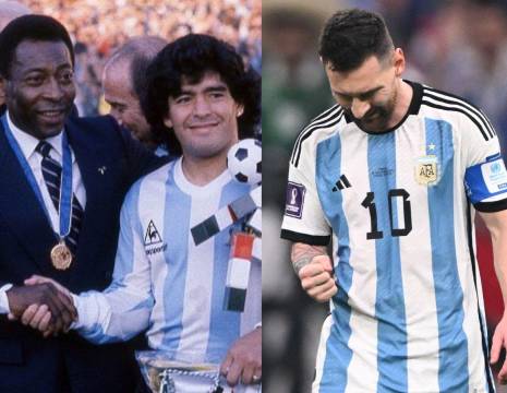 Pelé y Maradona fueron muy críticos con Messi durante su mal momento con la selección argentina.