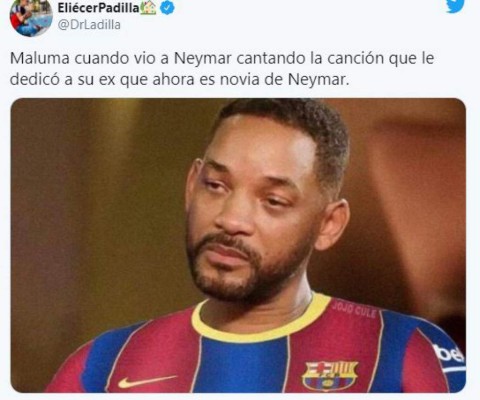 Los memes que dejó el trío amoroso entre Maluma, Nathalia Barulich y Neymar