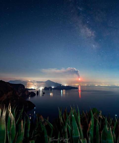 La impactante erupción de Etna, el mayor volcán activo de Europa