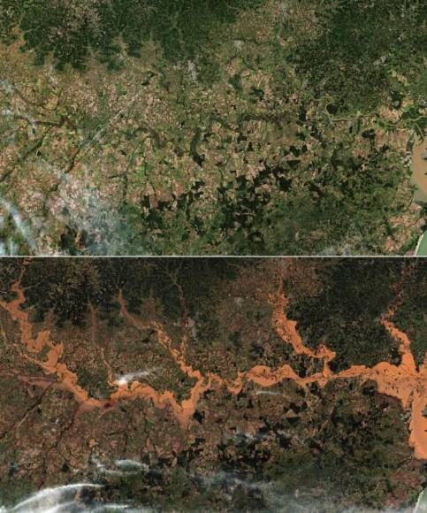 Imágenes impactantes en Brasil: estadios de gremio e Inter afectados por inundaciones