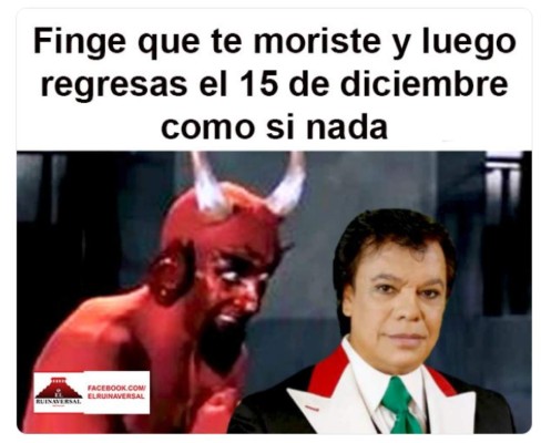 Memes se burlan de supuesta reaparición del fallecido cantante Juan Gabriel