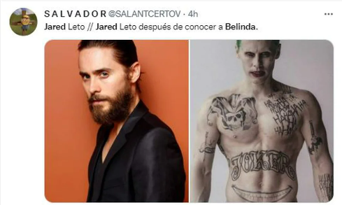 Los graciosos memes que dejó las vacaciones de Belinda con Jared Leto por Italia