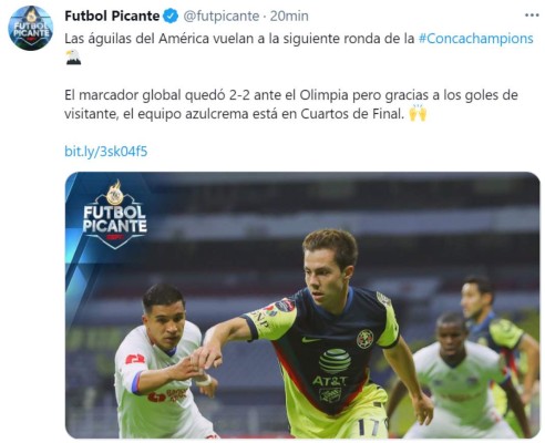 ¿Qué dice la prensa mexicana luego del triunfo del Olimpia 1-0 sobre el América?