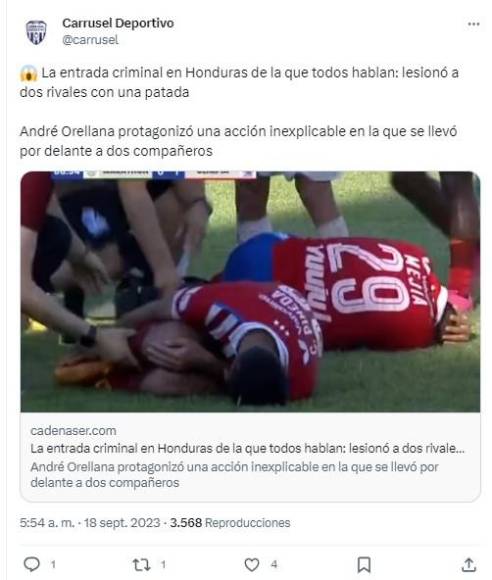 ”¿La entrada más salvaje?”, “Era más que roja”: Prensa internacional reacciona a la dura falta de André Orellana