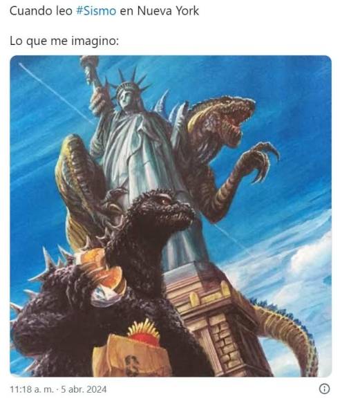 Los memes que dejó el sismo seguido de réplica en Nueva York