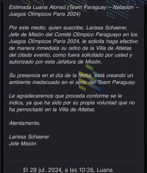 París 2024: La atleta más bella ha sido expulsada y esta es la curiosa razón