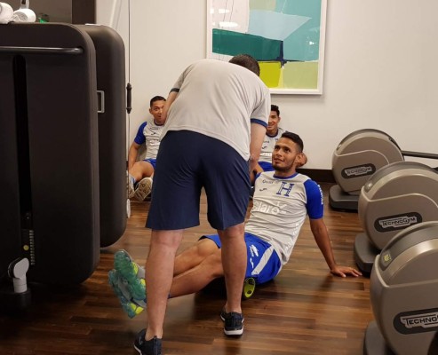 Selección de Honduras realizó trabajos de gimnasio previo al duelo ante Curazao