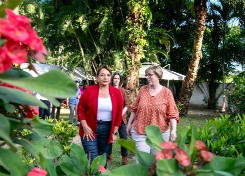 Así estuvo la reunión entre Xiomara Castro y Laura Dogu ¿De qué hablaron?