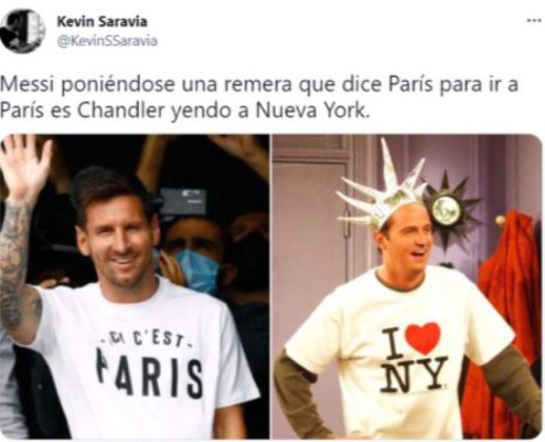 Los divertidos memes que dejó la llegada de Messi al PSG