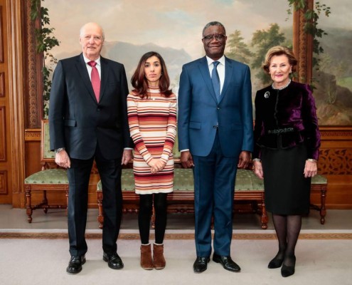 Así fue la entrega de los Premios Nobel de la Paz 2018 a Murad y Mukwege