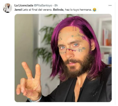 Los graciosos memes que dejó las vacaciones de Belinda con Jared Leto por Italia