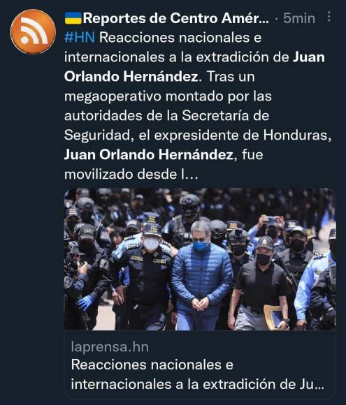 Así informó el mundo sobre la extradición de Juan Orlando Hernández a EEUU