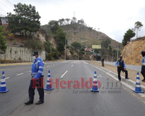 FOTOS: Estrictos protocolos para transitar por Tegucigalpa en cuarentena