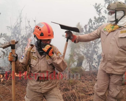 EN FOTOS: Bomberos combaten voraz incendio en El Hatillo