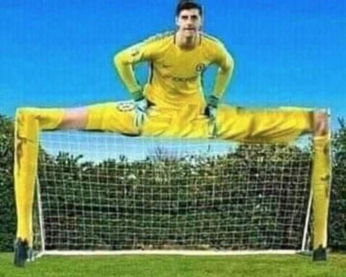 Con crueles memes destrozan a Courtois por salir en el primer tiempo