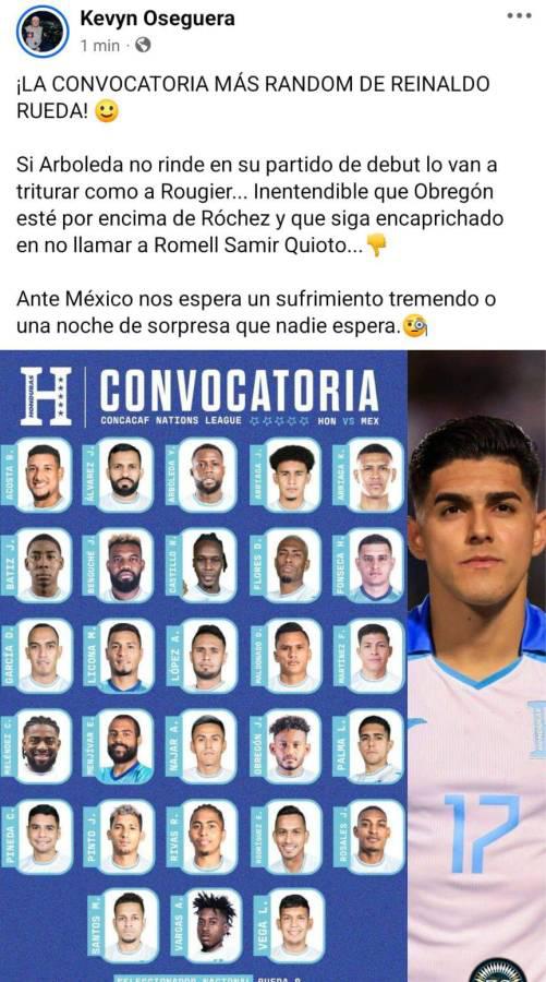 Así reaccionó la prensa ante convocatoria de Rueda para Honduras vs México: Piden a Quioto