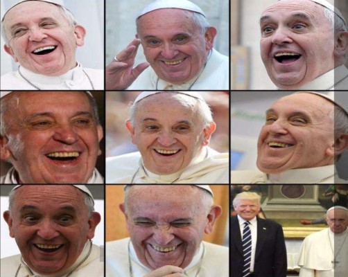 Los chistosos memes que dejó el encuentro entre Trump y el papa Francisco