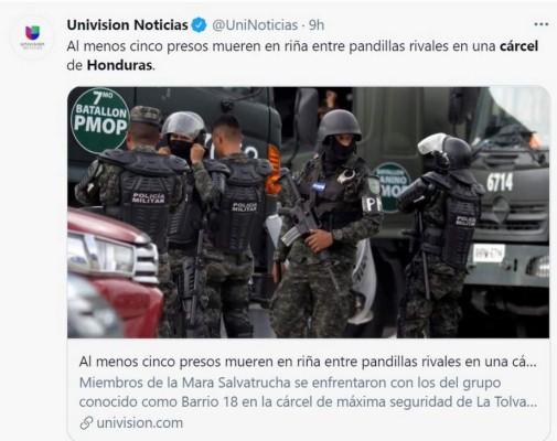 Honduras fue noticia internacionalmente por la sangrienta reyerta en el penal de 'máxima seguridad' La Tolva