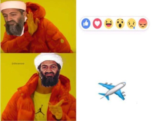 Los divertidos memes que generó la reacción de avión en Facebook