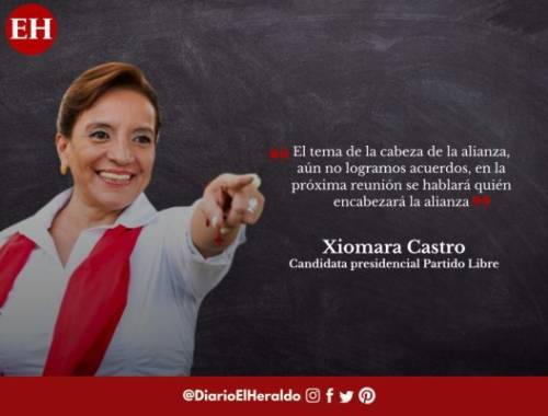 Las frases de Xiomara Castro y Yani Rosenthal al afirmar que alianza es  'inminente'