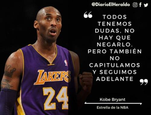 Las frases más célebres de Kobe Bryant, leyenda del baloncesto