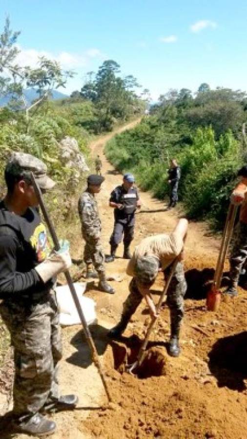 Destruyen 'puntos ciegos' en frontera Honduras-Guatemala