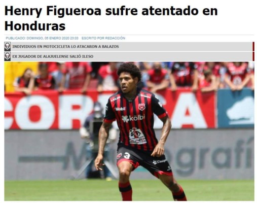 FOTOS: Así informó la prensa internacional sobre el atentado que sufrió Henry Figueroa