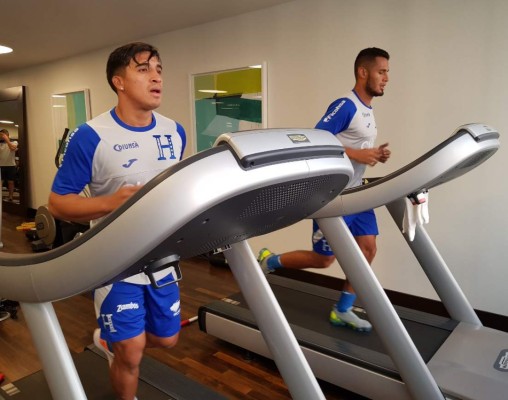 Selección de Honduras realizó trabajos de gimnasio previo al duelo ante Curazao