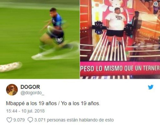 'Yo a los 19': Los mejores memes de Mbappé tras su gane en el Mundial de Rusia