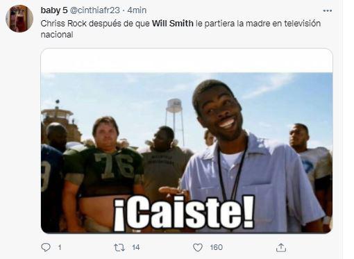 Redes sociales explotan con memes tras puñetazo de Will Smith a Chris Rock