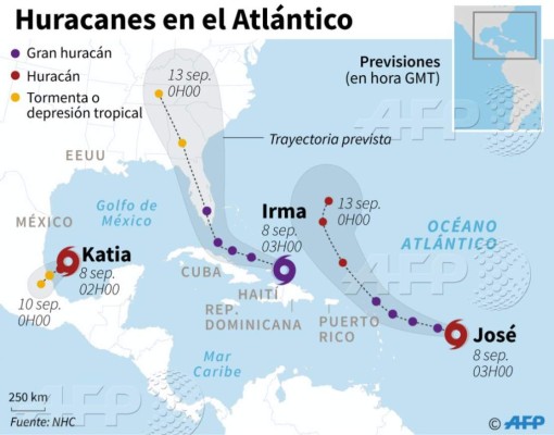 Lo que se sabe de los huracanes Irma y José