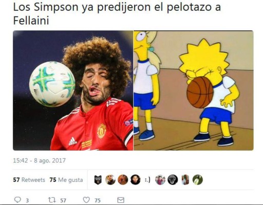 Top 10 de los mejores memes del pelotazo a Fellaini en la Supercopa de Europa