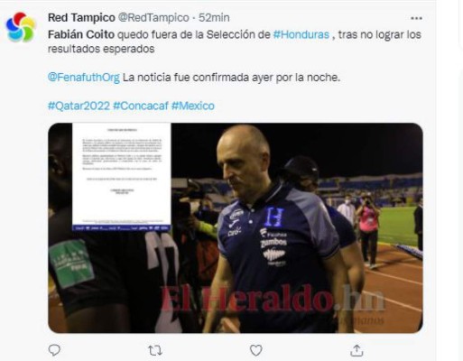 Así reaccionó la prensa internacional tras la separación de Coito de la Selección de Honduras