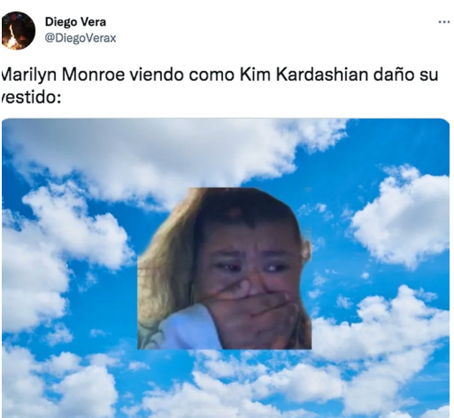 Los divertidos memes por el daño provocado por Kim Kardashian al vestido de Marilyn Monroe