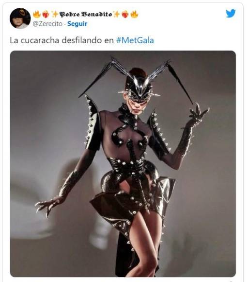 Los imperdibles memes de la cucaracha de la Met Gala 2023