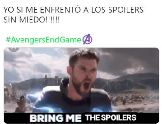 Los mejores memes que deja el temor a los spoiler de Avengers: Endgame