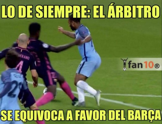 ¡Los más esperados! Aquí los memes de la derrota del Barcelona 1 - 3 Manchester City en la Champions League