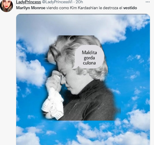 Los divertidos memes por el daño provocado por Kim Kardashian al vestido de Marilyn Monroe