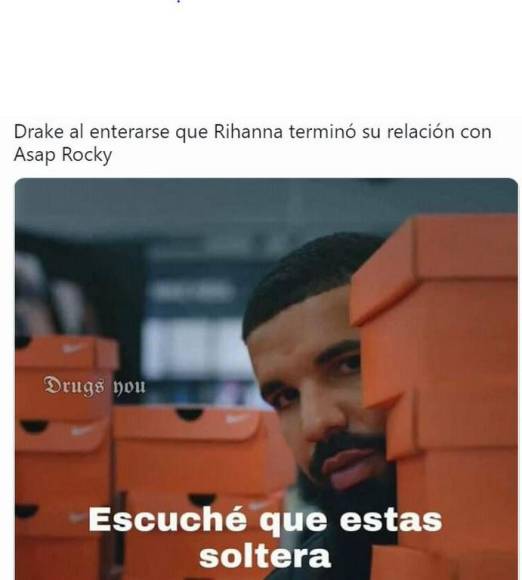 Usuarios reaccionan con memes ante ruptura de Rihanna y A$AP Rocky