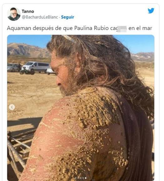 Destrozan con memes a Paulina Rubio tras ser captada en la playa