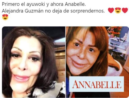 Los crueles memes contra Alejandra Guzmán tras destruir su rostro con cirugías