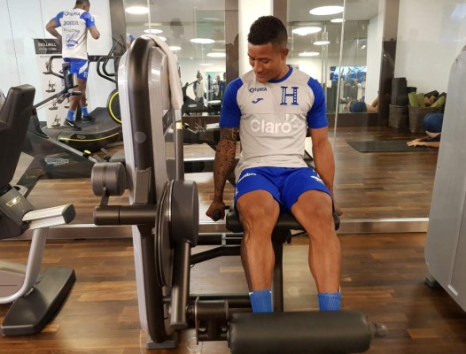 Selección de Honduras realizó trabajos de gimnasio previo al duelo ante Curazao